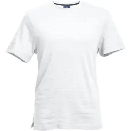170g Pique Knit Jacquard White
